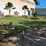 Cerca viva, paisagismo e iluminação de baixo custo mudam Campus Arapiraca