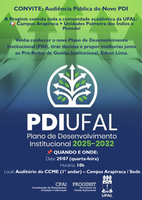 CONVITE: Audiência Pública do Novo PDI