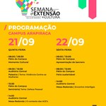 Coordenadoria de Extensão divulga o resultado e divulga calendário da semana da extensão em Arapiraca