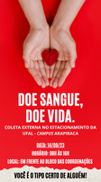 Hemoal promove coleta de sangue na UFAL - Arapiraca