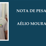 Nota de Pesar sobre o falecimento de Aélio Moura De Jesus.