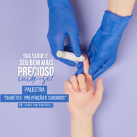 SIASS promove palestra sobre  a "Diabetes" no dia 21/11